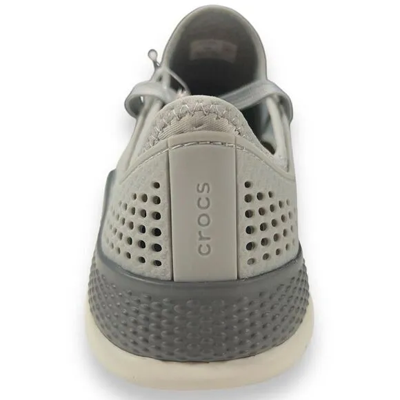 Crocs Mens Size 12 Literide 360 Pacer Comfort Walking Shoes Gray 206715-0DT NEW