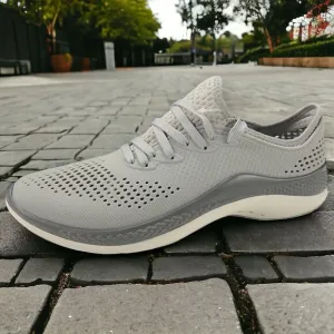 Crocs Mens Size 12 Literide 360 Pacer Comfort Walking Shoes Gray 206715-0DT NEW
