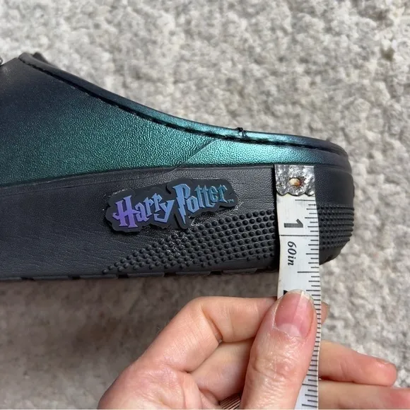 CROCS: Purple-ish Green HARRY POTTER Fleece Lined Slip On Birk  Cozzzy  Sandals