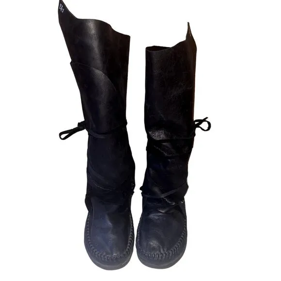 Custom Made Leather Rocker Men's Boots Size 8.5 - 9
