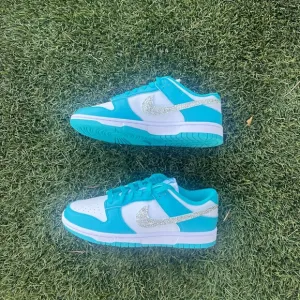 Custom Rhinestone Nike ShoesNike Dunk Low Next NatureWhite/Dusty Cactus
