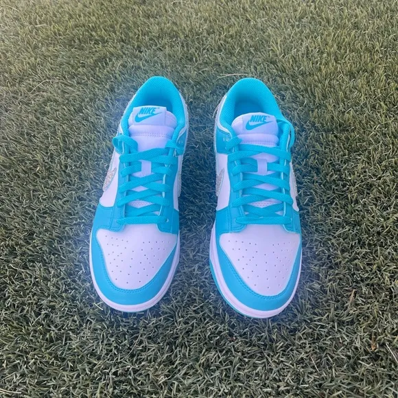 Custom Rhinestone Nike ShoesNike Dunk Low Next NatureWhite/Dusty Cactus