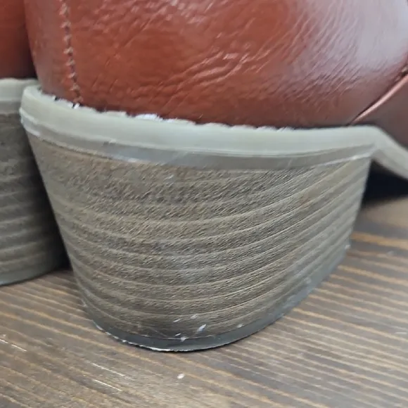 Cynthia Rowley Eddie Brown Heeled Low Booties - Size 8.5