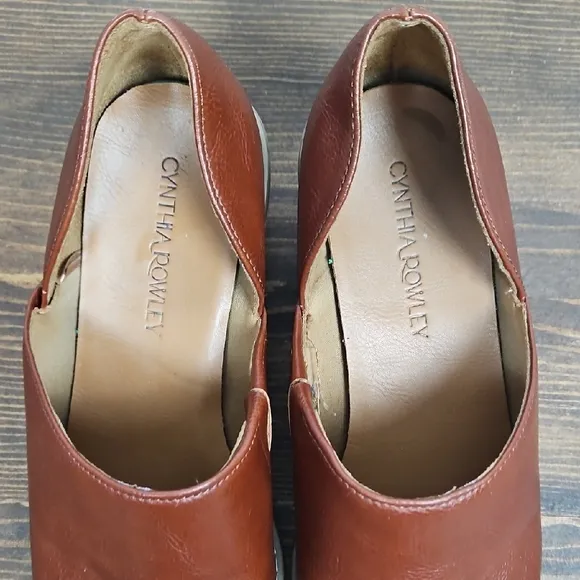 Cynthia Rowley Eddie Brown Heeled Low Booties - Size 8.5
