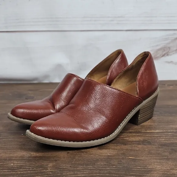 Cynthia Rowley Eddie Brown Heeled Low Booties - Size 8.5