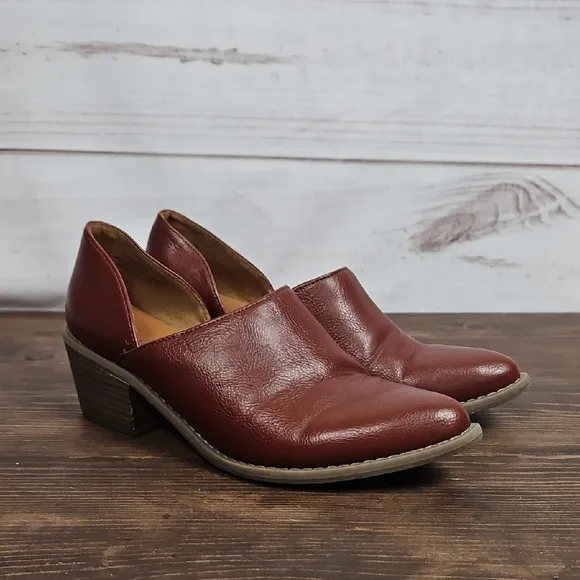 Cynthia Rowley Eddie Brown Heeled Low Booties - Size 8.5