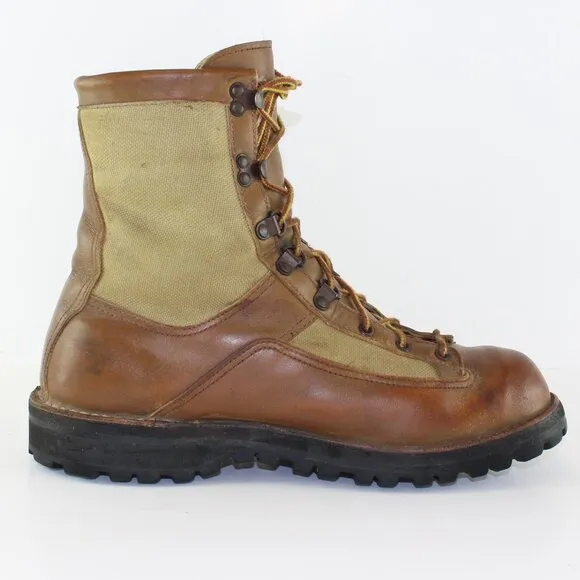 Danner Gore-Tex Vintage Canvas Leather Hunting Combat Boots Mens (US 9/EU 43)