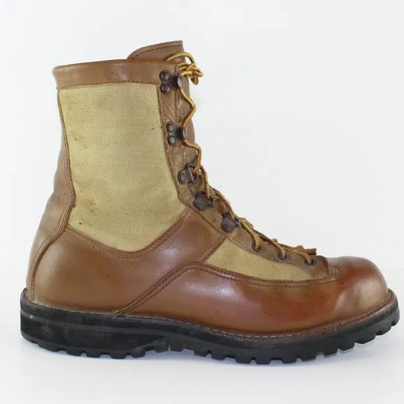 Danner Gore-Tex Vintage Canvas Leather Hunting Combat Boots Mens (US 9/EU 43)