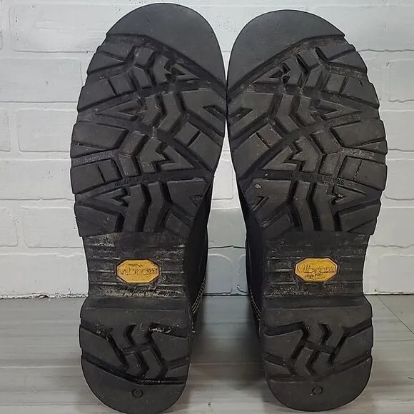 DANNER QUARRY 8&quot; Black AT 14546 Steel-Toe Boots  Pre-Owned Sz 13 D