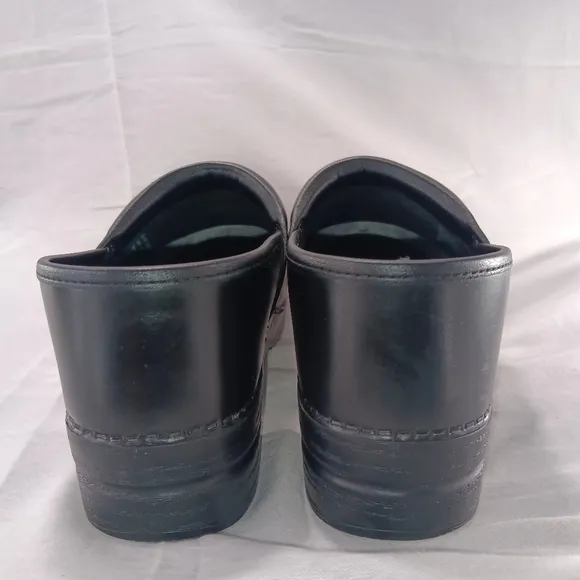 Dansko Professional Clogs Men 46 Wide US 12.5/13  Black Leather Shoes Healthcare