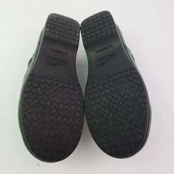 Dansko Vegan Tree Frogs Womens Size 36 US 5.5-6 Black Slip On Work Clog Shoes