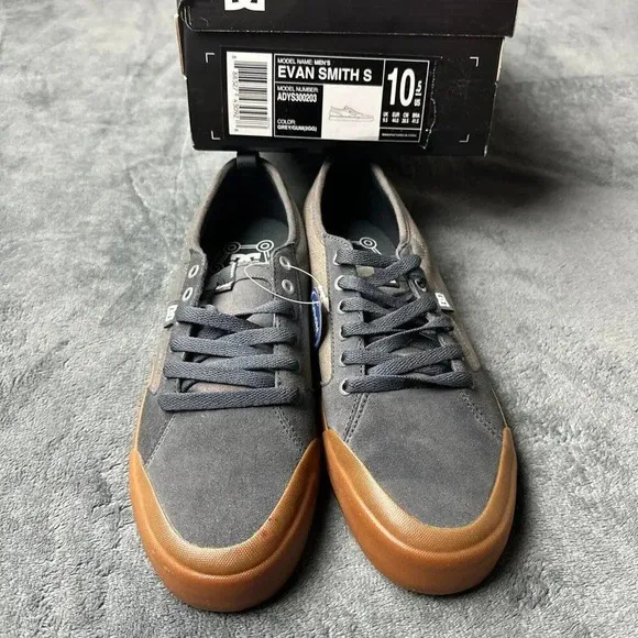 DC Shoes Evan Smith S Men’s Grey/Gum - Sneaker ADYS300203 Size 10.5