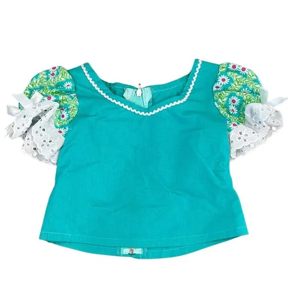 Designs by Holly DBH Green Beauty Pageant Spring Casual Wear Outfit 4/5
