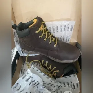DEWALT Men's Helix ST Waterproof 6 in. Work BootsSteel Toe - Brown Size…