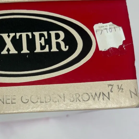 Dexter Ladies Alpine Hiker leather shoes Brawnee golden brown in original box
