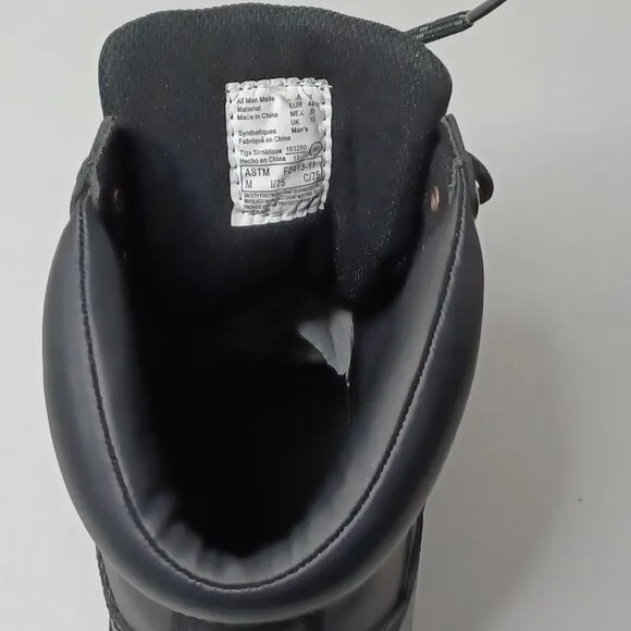 Dexter Steel Toe Boots Mens 11 Black Lace-Up Oil Resistance Workwear Utility NWT