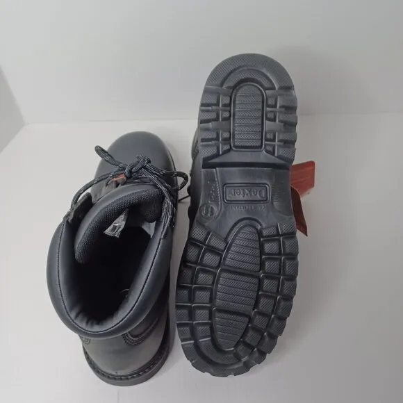 Dexter Steel Toe Boots Mens 11 Black Lace-Up Oil Resistance Workwear Utility NWT