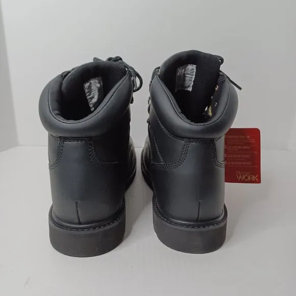 Dexter Steel Toe Boots Mens 11 Black Lace-Up Oil Resistance Workwear Utility NWT