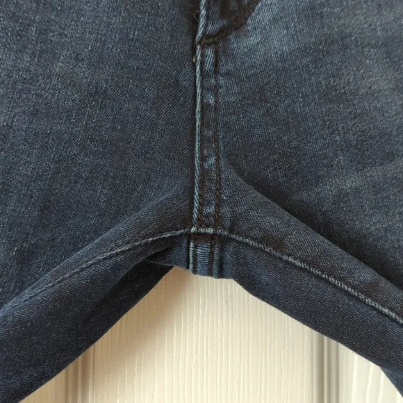 DL1961 Florence Instasculpt Dark Wash Mid Rise Ankle Cropped Skinny Jeans 27