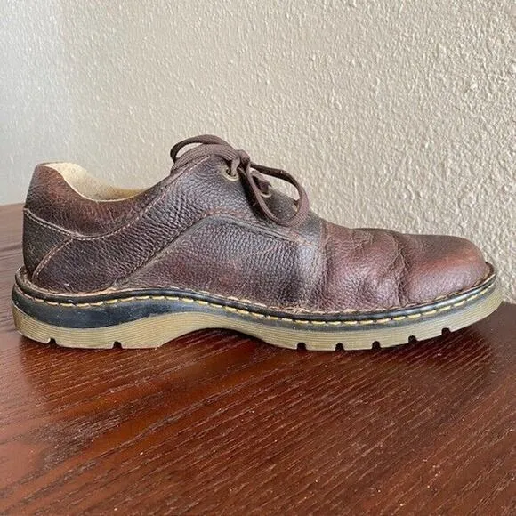 Doc Martens Mens Size 12M/46 EU Brown Oxford Leather Work Casual Tie Shoes 11194