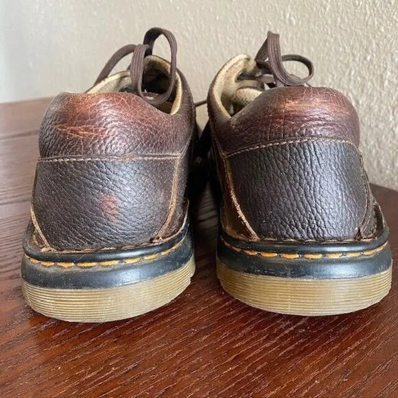 Doc Martens Mens Size 12M/46 EU Brown Oxford Leather Work Casual Tie Shoes 11194