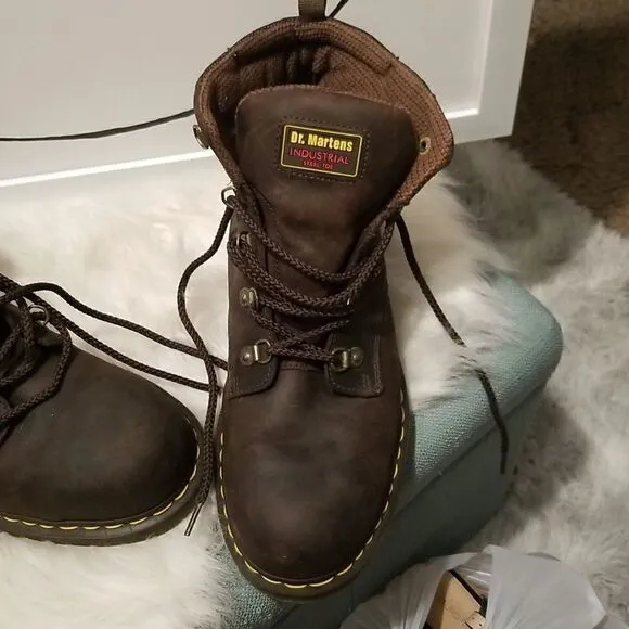 Doc Marten's Industrial Steel Toe Mens Boots Sz 13
