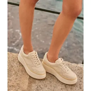 Dolce Vita Women's Dandi Woven Lace-Up Platform Sneakers SZ 7