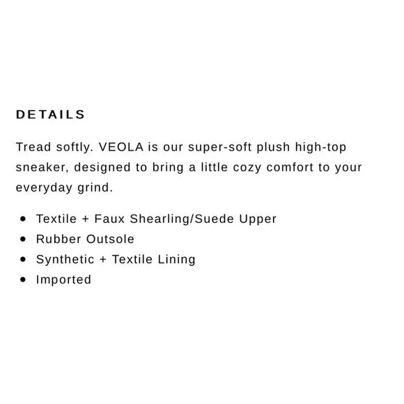 Dolce Vita Veola Plush Sneakers