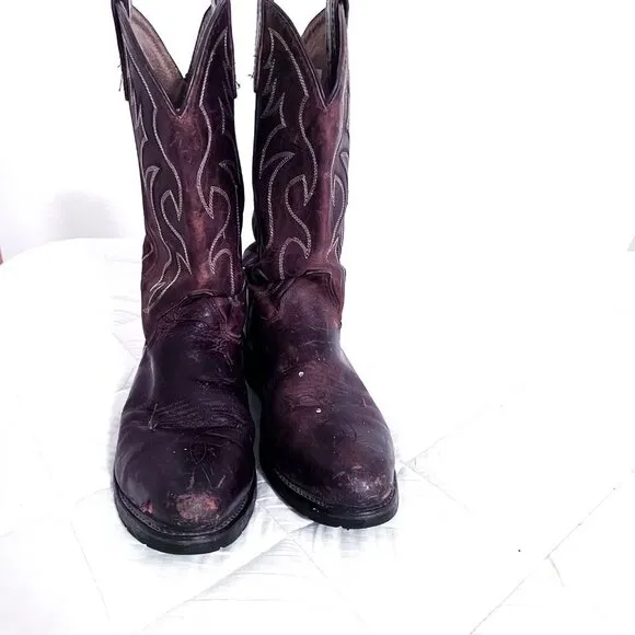 Double H - 12&quot; Steel Toe AG7 Work Western Boot - 2282 Size 10