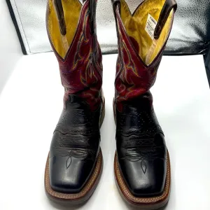 Double H leather boots for men size 7D with steel toe