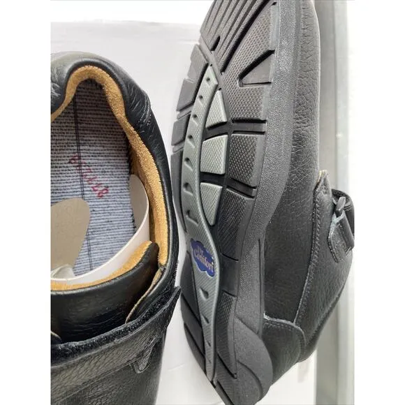 Dr Comfort Diabetic Shoes William Black Leather Casual 6310 Men's Size 10.5 M