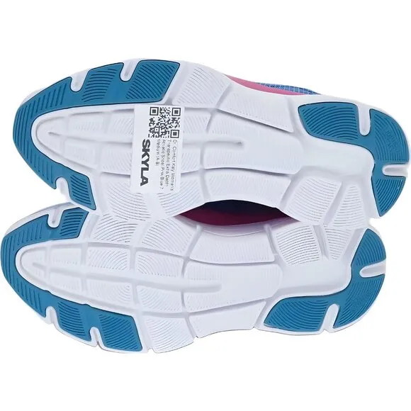 Dr. Comfort Katy Women's Therapeutic Athletic Shoe, Pink/Blue, Size 7 Medium