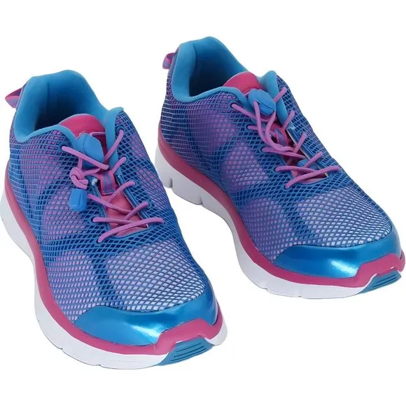 Dr. Comfort Katy Women's Therapeutic Athletic Shoe, Pink/Blue, Size 7 Medium