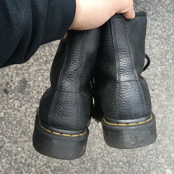 Dr Doc Martens Industrial Steel Toe Safety Boots ASTM F2413-18 Size 38