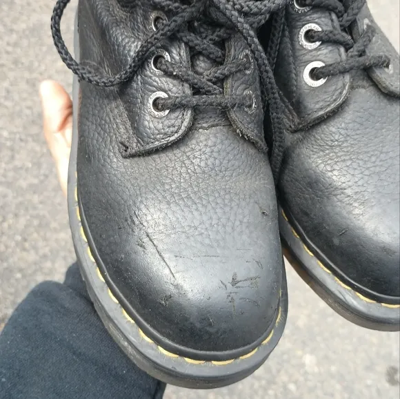 Dr Doc Martens Industrial Steel Toe Safety Boots ASTM F2413-18 Size 38