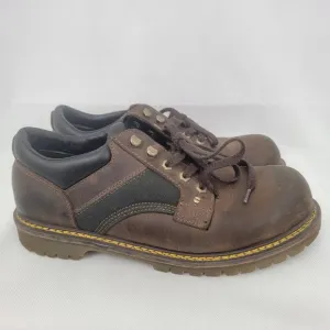 Dr. Doc Martens Mens US 11 Shoes BROWN Leather JESSE 5 Eye Walking Low Top