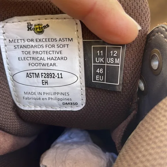 Dr Marten industrial safety‎ toe boots