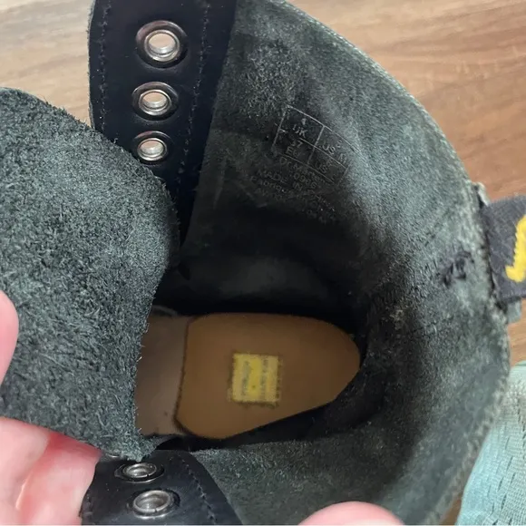 Dr Martens 10 hole steel toe boots 10966