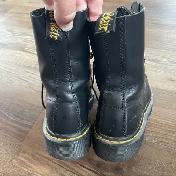 Dr Martens 10 hole steel toe boots 10966