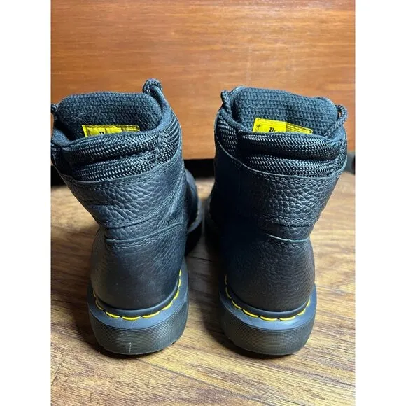 Dr Martens Ironbridge Grizzly Leather Steel Toe Work Boots men’s 6 womens 7