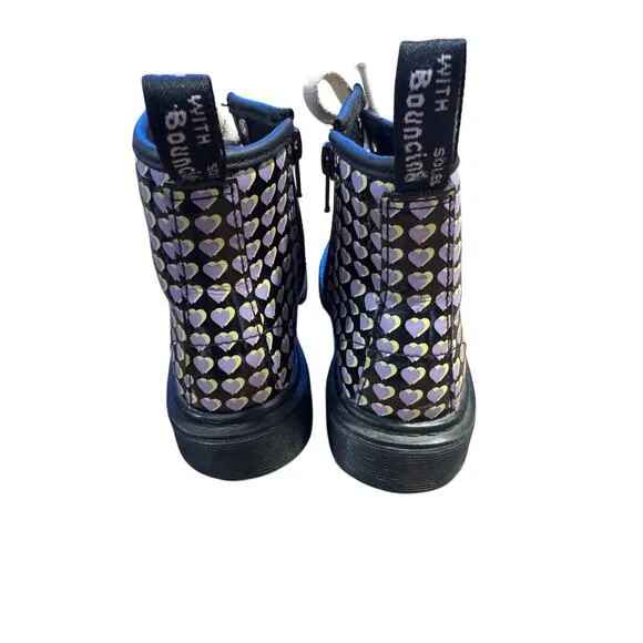 Dr. Martens Kids Collection 1460 Lace up Boots Purple Hearts SIZE 12