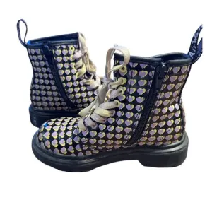 Dr. Martens Kids Collection 1460 Lace up Boots Purple Hearts SIZE 12
