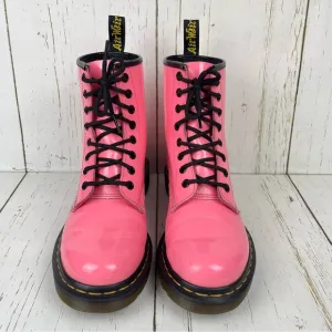 Dr. Martens Pink Patent Leather Boots 1460‎