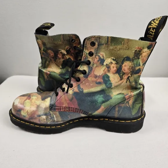 Dr. Martens Rare Museum Collection Hogarth Renaissance Boots Docs