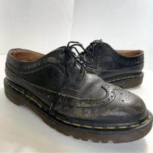 Dr Martens VTG Chunky Distressed Leather Wingtips‎ Shoes Sneakers