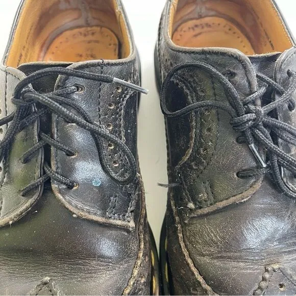 Dr Martens VTG Chunky Distressed Leather Wingtips‎ Shoes Sneakers