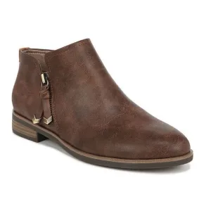 Dr. Scholl's Shoes Womens Astir Brown Faux Suede Ankle Booties Shoes NWT