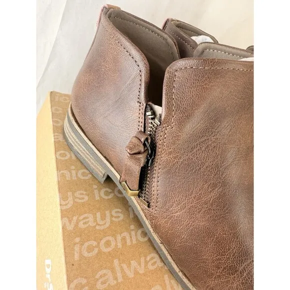 Dr. Scholl's Shoes Womens Astir Brown Faux Suede Ankle Booties Shoes NWT