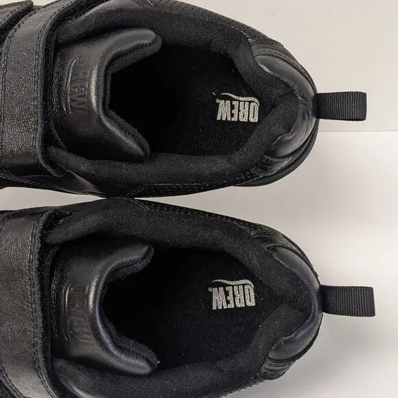 Drew Jimmy Walking Sneakers, Black Leather, Men's 9 M