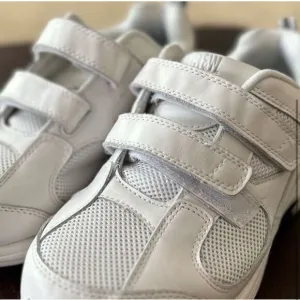 Drew Men's Lightning II V White Double Strap Sneakers Size 10.5